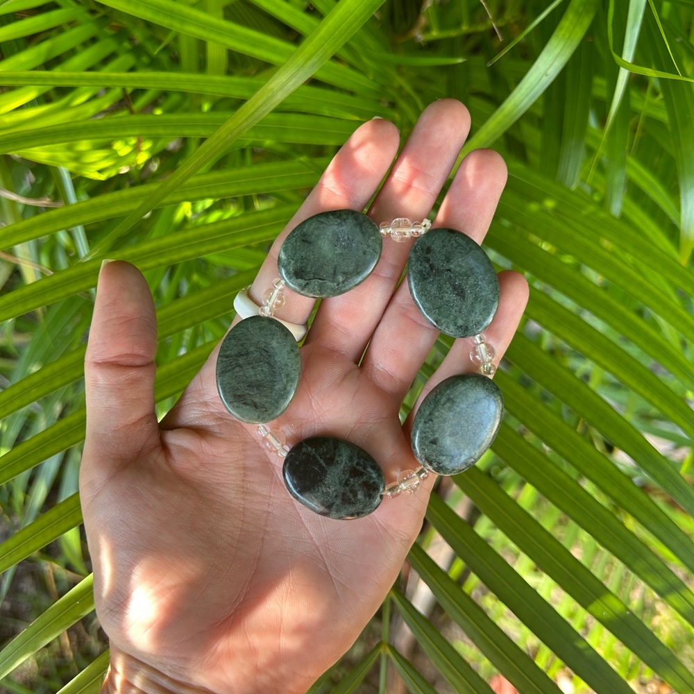 Green Tone Stone Bracelet